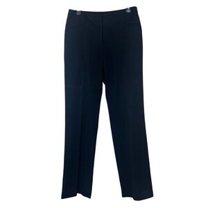 Atelier Luxe Boutique Women's Basic Black Pants Career Professional Mid-Rise 4